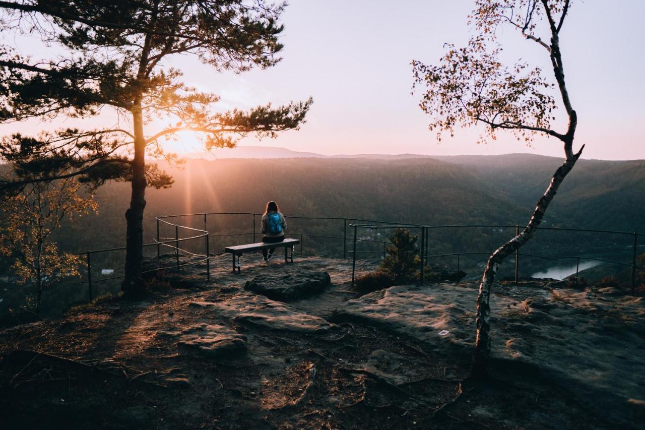 Penzion U Vyhlidky Chřibská Extérieur photo