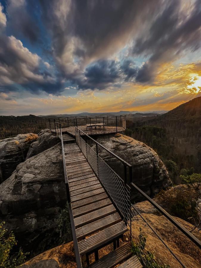 Penzion U Vyhlidky Chřibská Extérieur photo