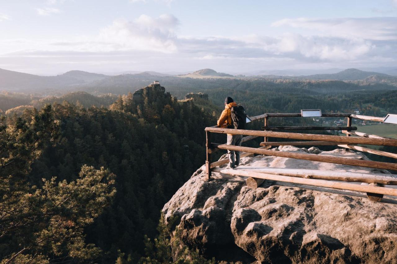 Penzion U Vyhlidky Chřibská Extérieur photo